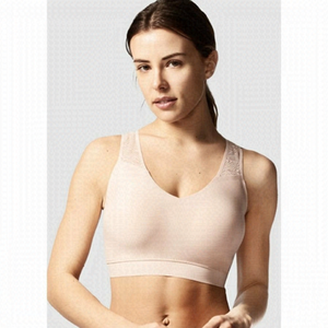 CHANTELLE Soft Stretch Padded Bra Top with Lace Back XS/S BNWOT